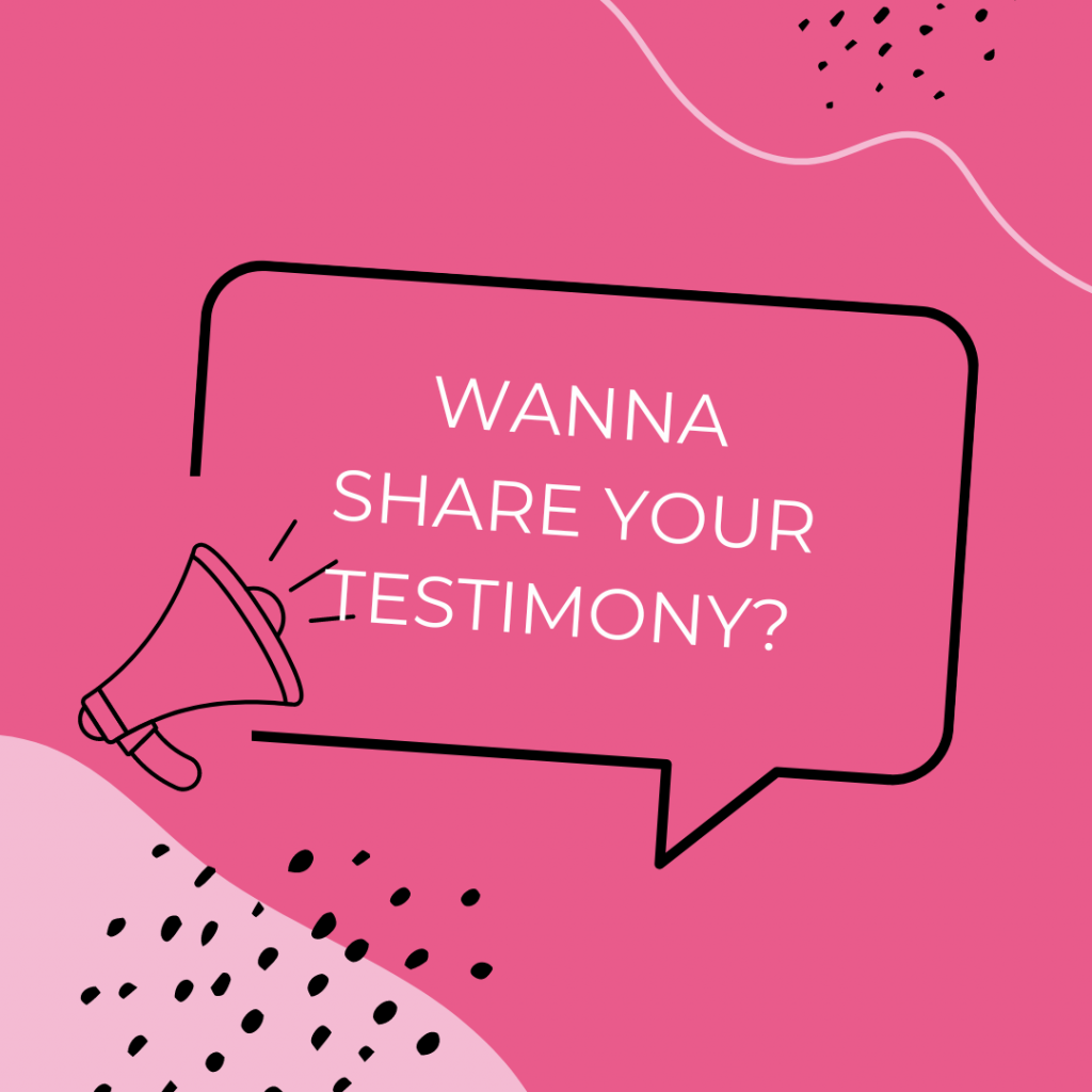 Share your personal testimony